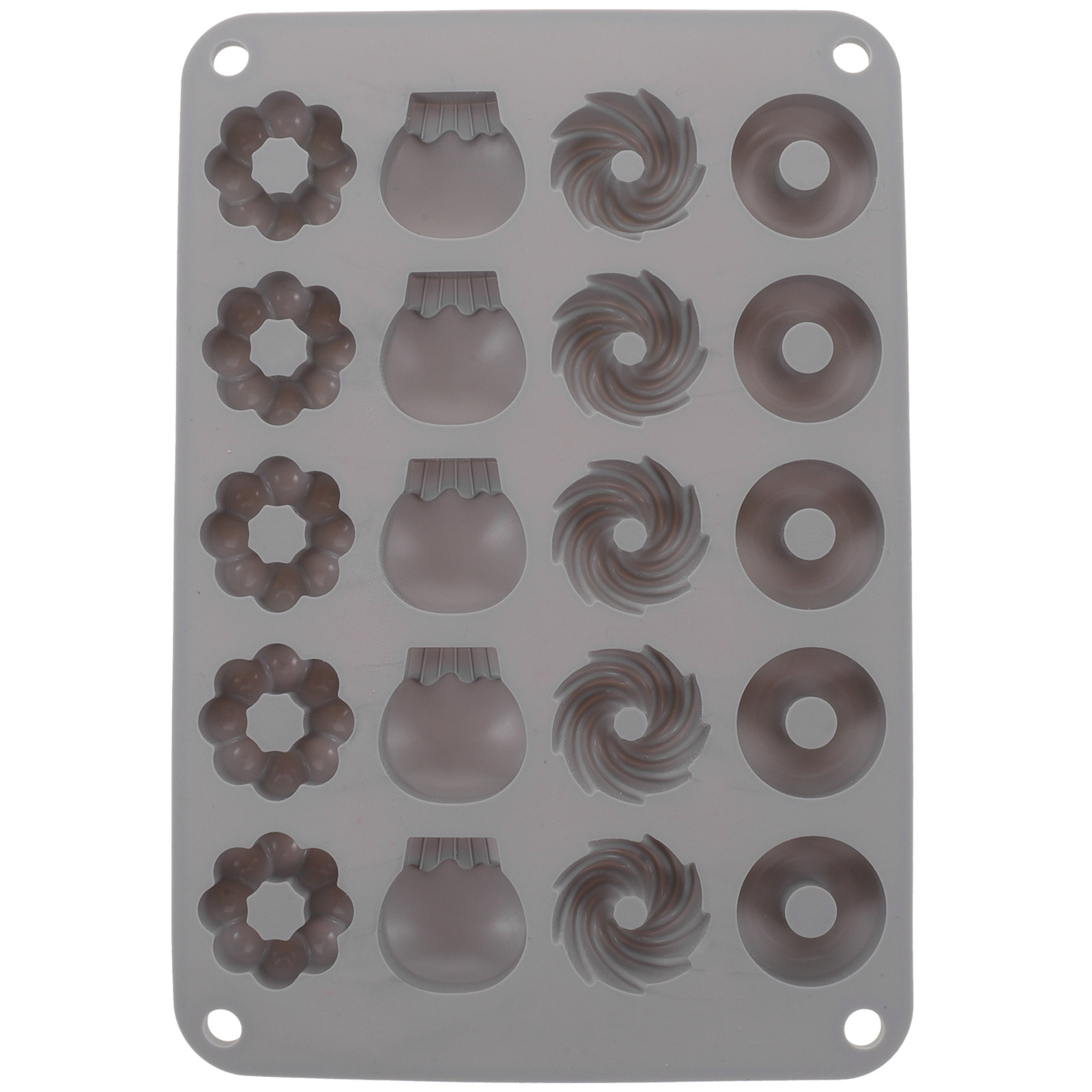 Donut Mold Silicone - Mini Molde de Silicona para Donuts,