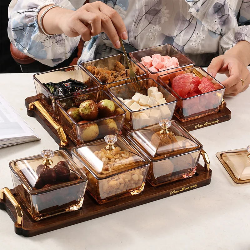 Plato de frutas secas para el  - Dim Sum Basket reseña y precio