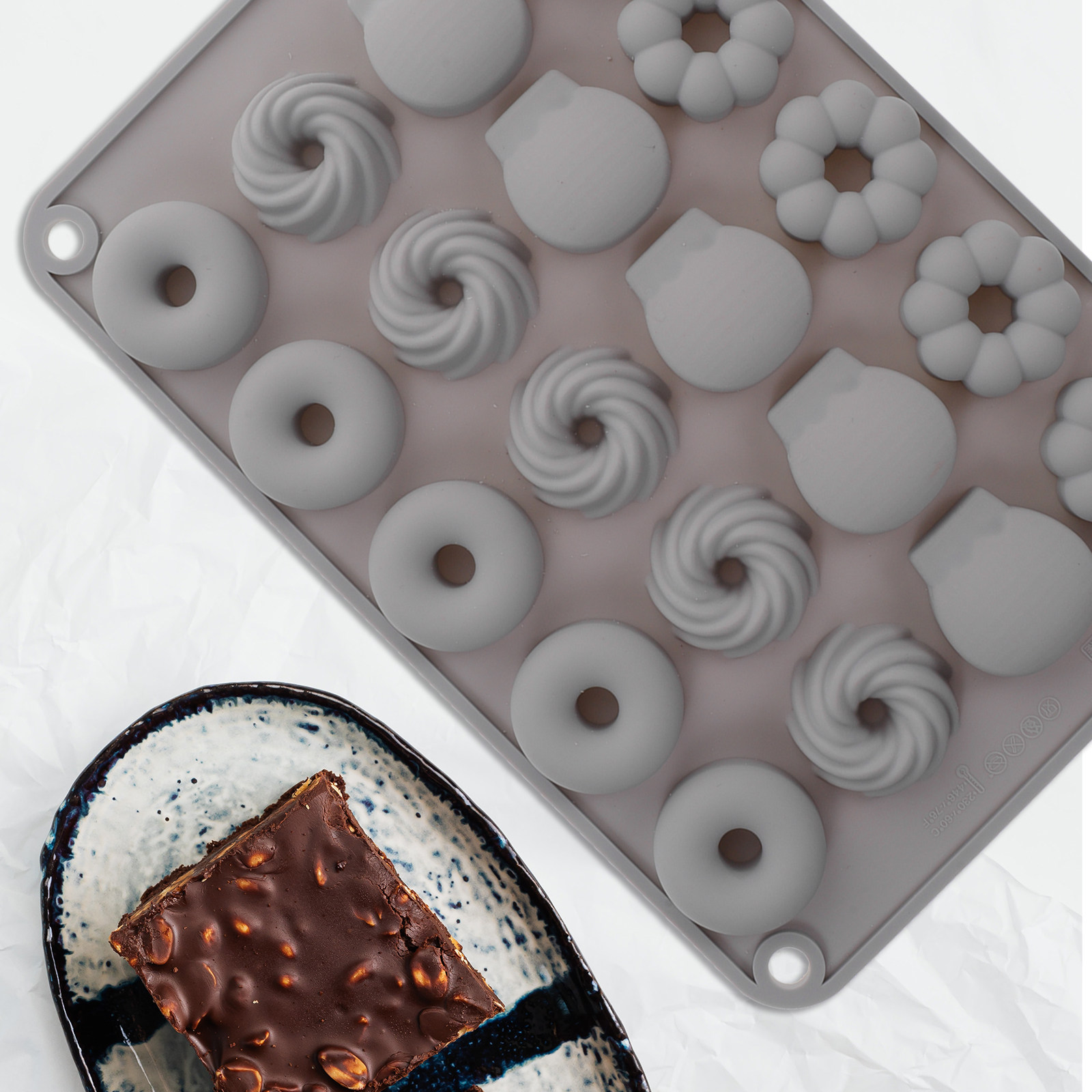 Mini Molde de Silicona para Do - Donut Mold Silicone reseña y precio