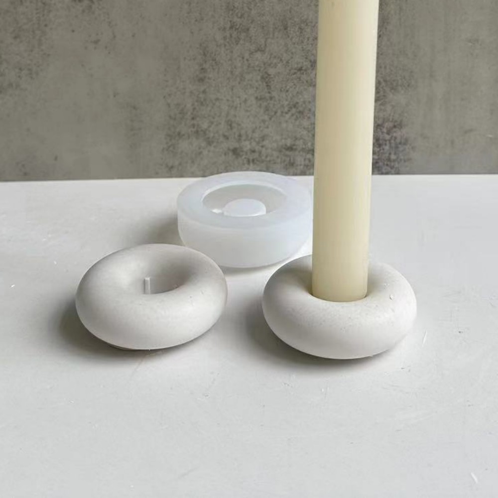 Portavelas Circular de Donut,  - Donut Mold Silicone reseña y precio